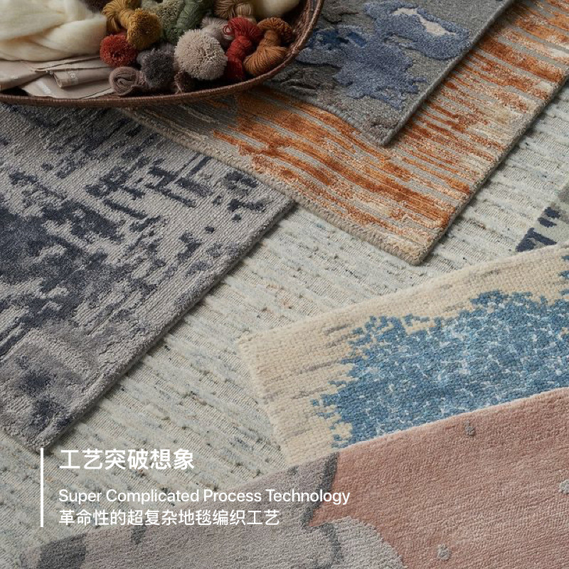 瑞鑫酒店大厅定制住宅商用地毯大面积满铺私人手工晴纶羊毛地毯