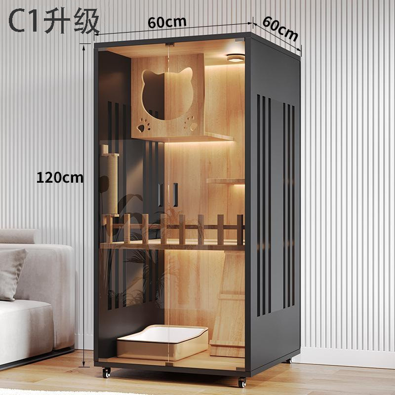 猫笼木质猫别墅猫笼子猫柜猫窝猫房子猫猫屋猫猫窝猫咪柜别墅城堡