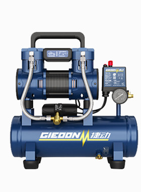 无帕捷动圣油低音空压机小型大功率空气压缩机6l-1100w高压气泵