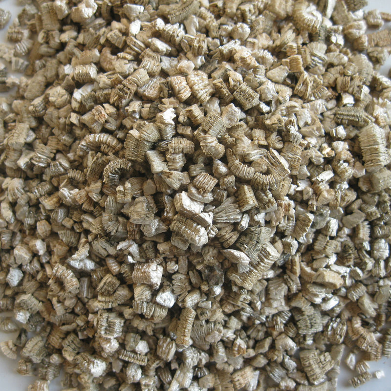 批发1-3蛭石蛭石粉银白色刹车片暖贴保温蛭石防火涂料用膨胀蛭石