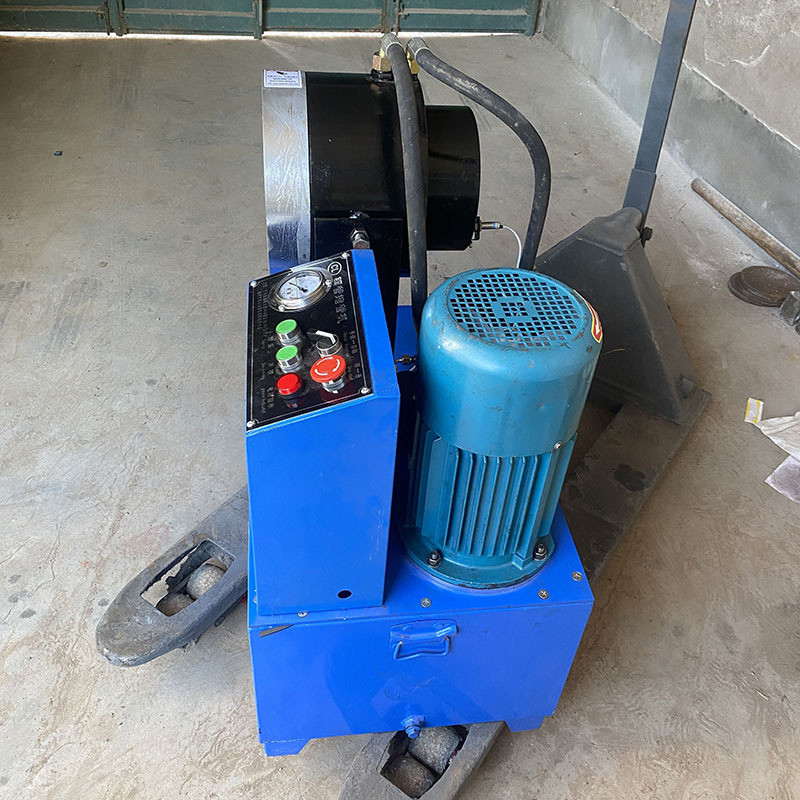 架子48钢管卧式管扣压机缩口矩形管立式缩液压钢丝绳缩扣机炮头机