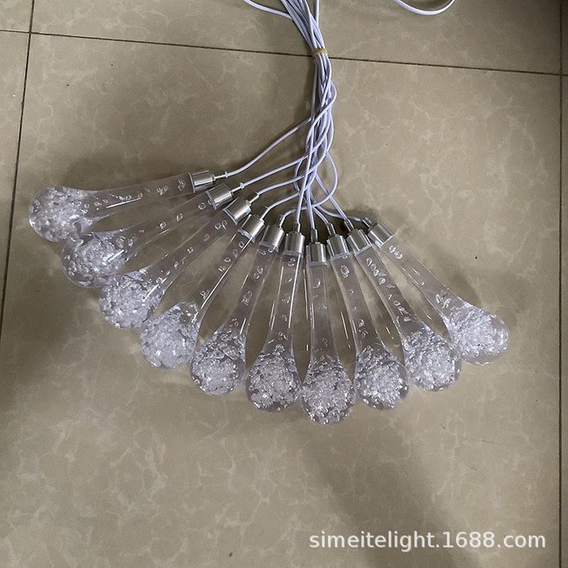 吊饰婚庆空中水滴挂件商场会所吊式背景装饰舞台布置发光水滴透明