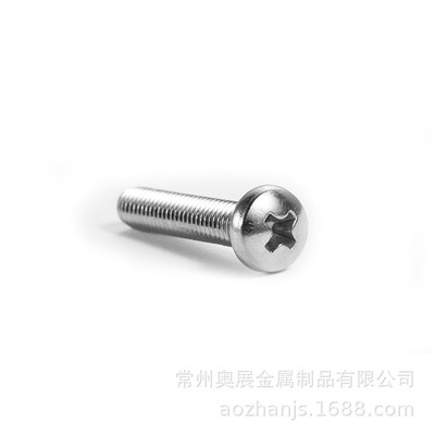 现货现发不锈钢十字盘头机螺钉gb818