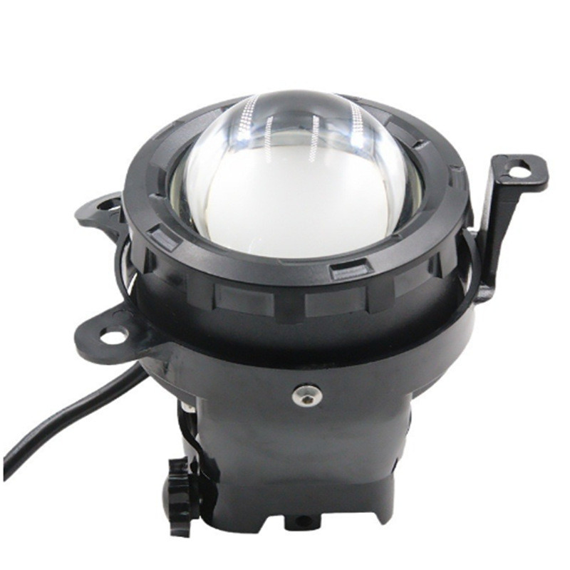 新款J1雾灯双光透镜55W3.0寸超亮led雾灯泡3.0寸通用