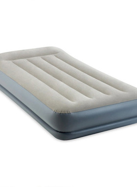 intex64116双人加高气垫床户外床地铺便携午休pvc折叠室内替代床