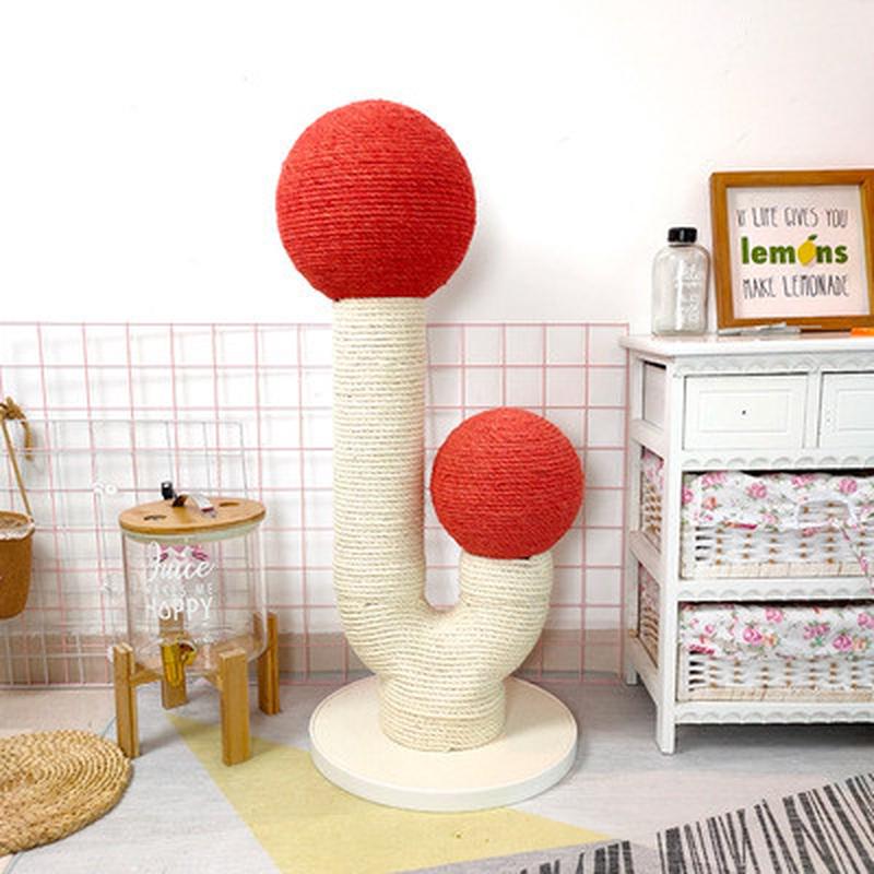 大君猫树网红仙人掌猫爬架木猫跳台抓柱猫窝一体高阁猫咪用品