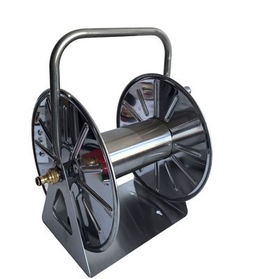 不锈钢浇花洗车水管收纳架挂式自动卷管器手提农家用水管绕管车架