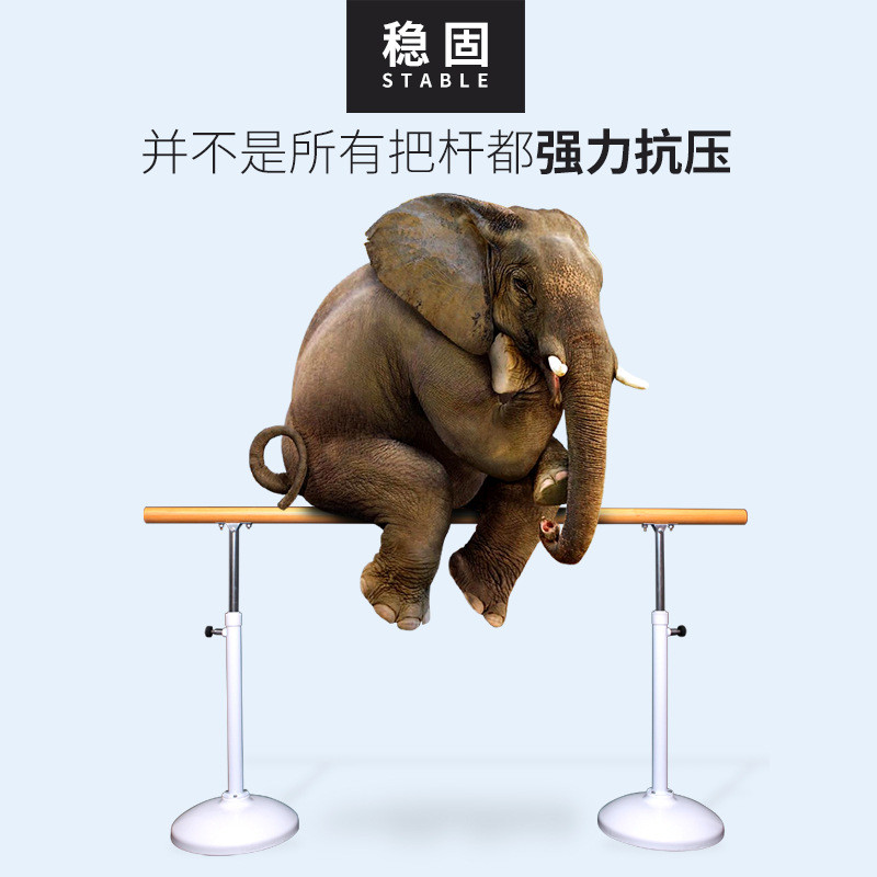 儿童家用移动式舞蹈把杆升降式跳舞竿舞蹈室壁挂式成人练功压腿杆