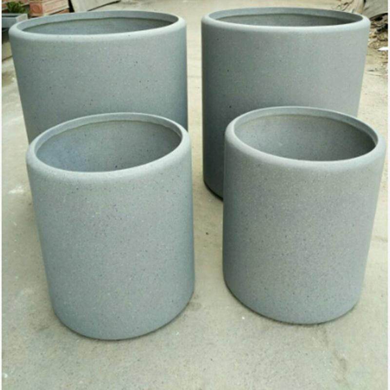 商场菜园氧化镁花器厂家室外绿化盆栽花盆酒店阳台水泥装饰摆件
