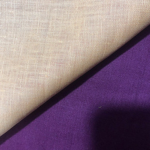 纯亚麻101染色14*14麻布纯亚麻布料纯麻素色净色麻面料