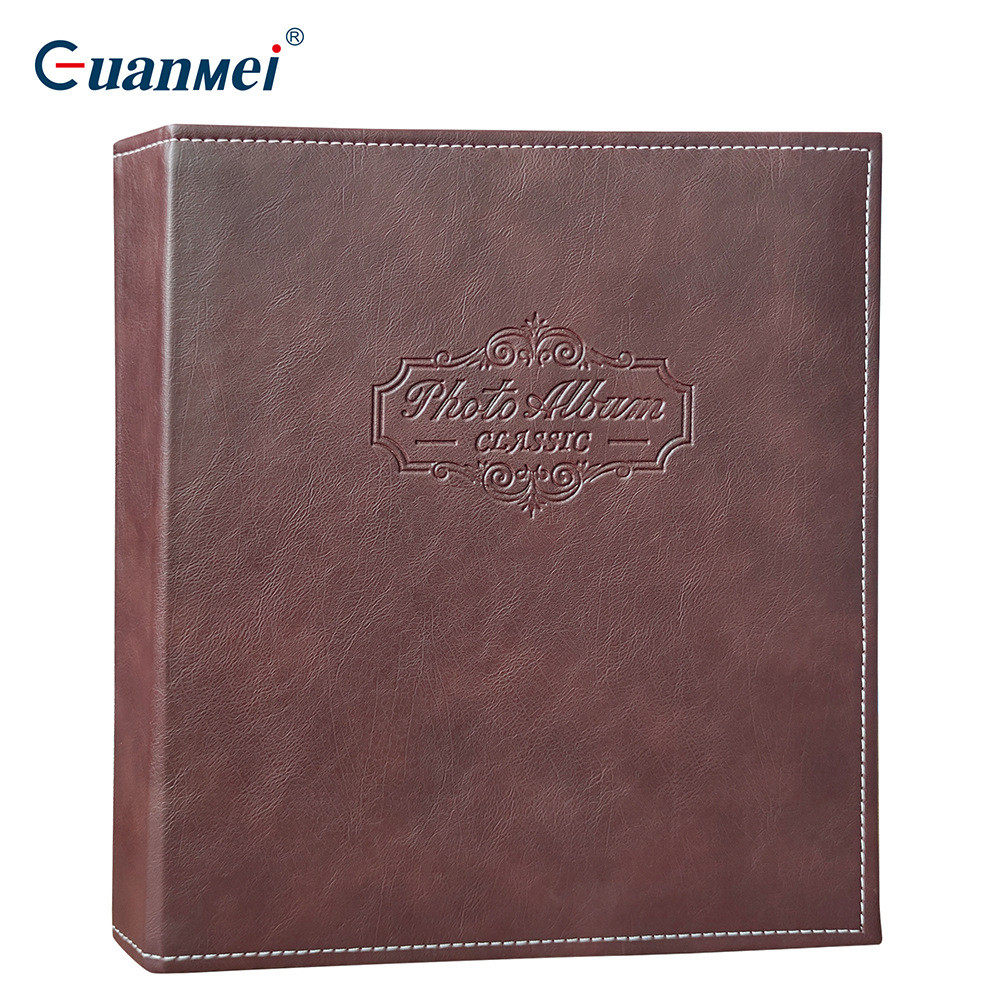 7l8k厂家pu皮影集相册100张200张相簿插页式复古礼品收纳八寸a5照