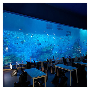 亚克力水族工程大型高透明亚克力有机玻璃海洋馆海洋馆鱼缸