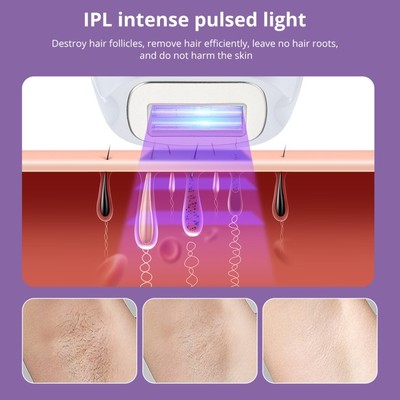 热销IPL Laser Permanent Portable Hair Removal Device Home Ha
