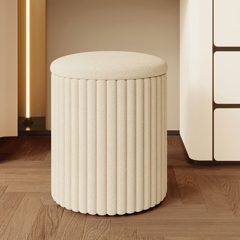 热销5v6网红卧室客厅圆凳现代简约收纳储物化妆小矮凳椅子梳妆台