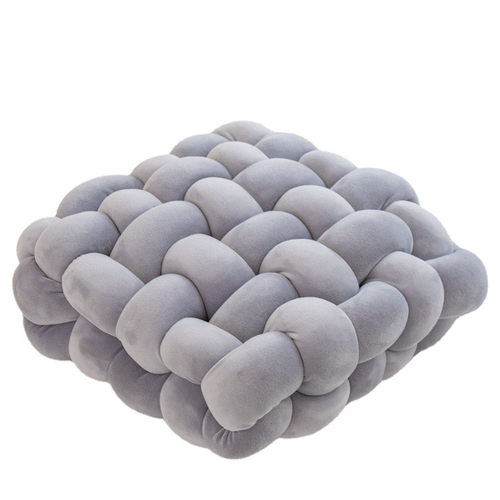 方便面坐垫in靠枕方形编织椅垫沙发靠背毛绒办公室抱枕装饰飘窗垫