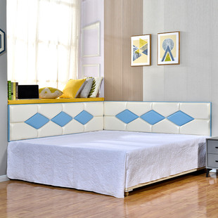 1map免拼装榻榻米软包床围电热炕床现代简约围墙儿童防撞自粘装饰