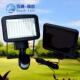 100led太阳能红外线人体感应灯投光灯泛光灯超亮庭院灯30w