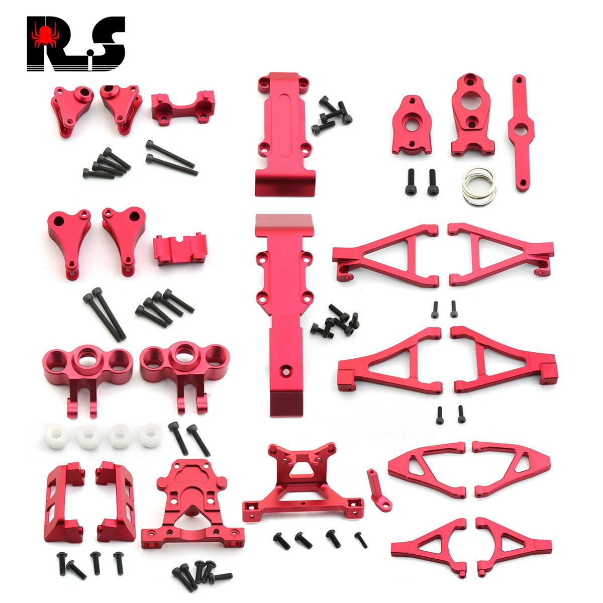 热销traxxas 1/16 revo,summit slash 小e 小s op件铝合金升级套