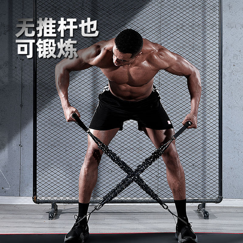 拉力绳弹力带家用胸肌健身训练弹力绳深蹲举重神器开背练肩阻力带