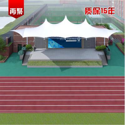 帆船片区厂家生产膜结构景观棚西南张拉膜雨棚重庆车棚汽车棚