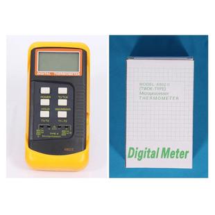 双通道温度测试仪 热电偶针式 温度计 插温度仪 6802数字接触式