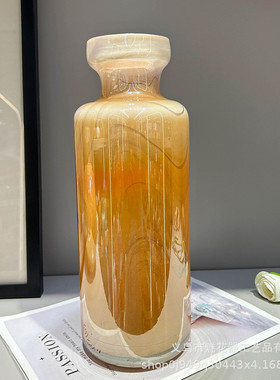 中古风艺术样板间花瓶客厅插花餐桌玄关创意摆件手工高级感装饰品