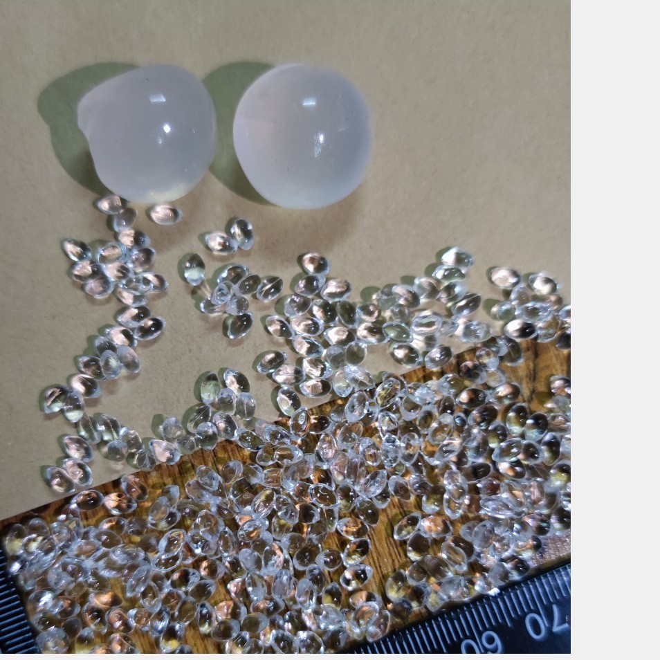 高颗粒可塑土透明/70度低温热熔/diy手工透明自由树脂/高透水晶土