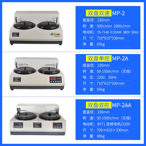 热销销售专业mp-2台式金相磨抛机mp-2a金相研磨抛光机质量保障mp-