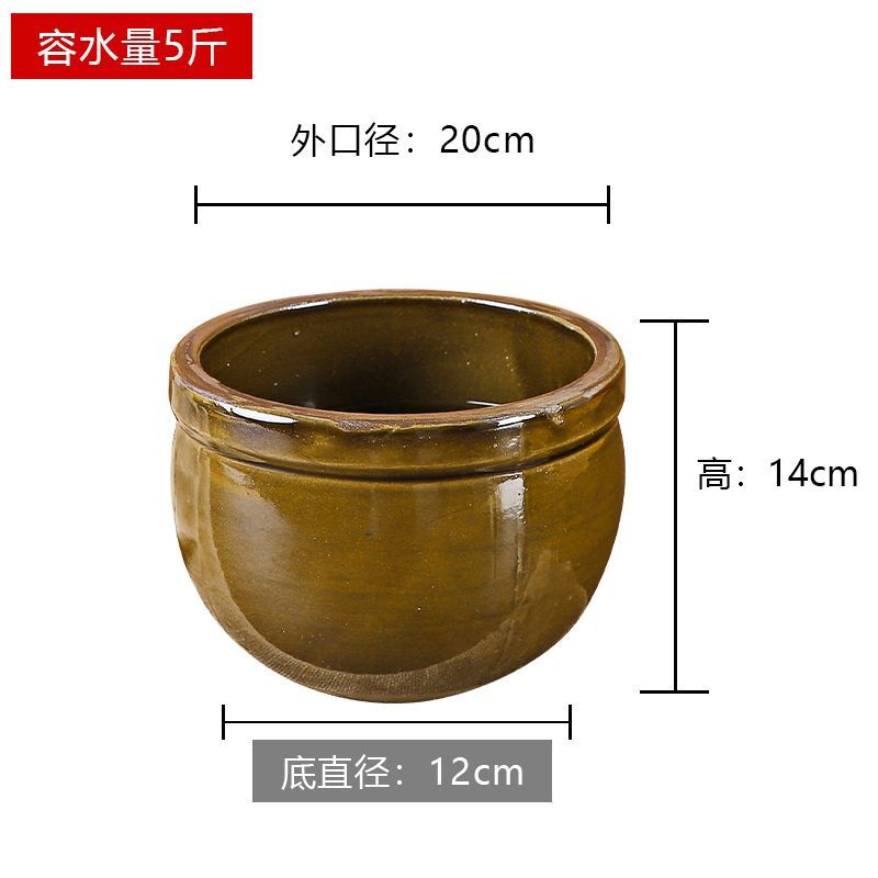 酒酿容器米酒罐带盖醪糟坛子缸土陶老式酿酒家用陶瓷米酒发酵甜酒