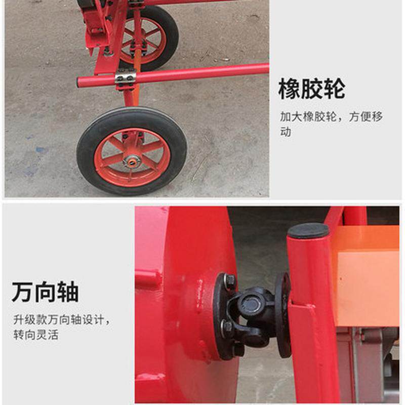 厂家直销家用小型电动滚筒式手推筛沙机建筑震动式滚筒筛筛沙机