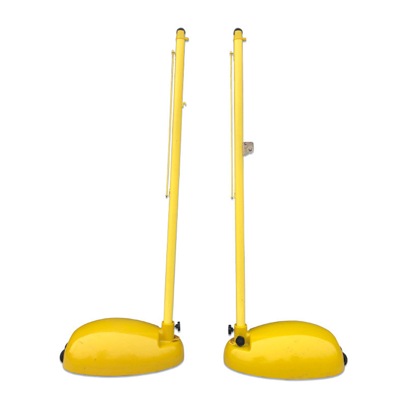 abs移动羽毛球网架可比赛室内外移动羽毛球架标准便携式羽毛球柱