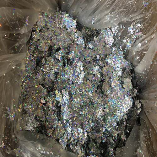 热销镭射银碎亮碎片镭射银大片镭射金售100克起碎美甲画画滴胶