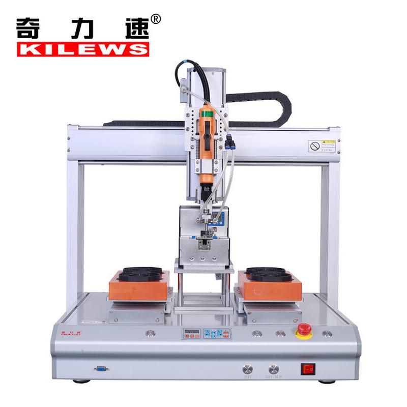玩具电动工具高压水枪自动打螺丝双工位自动锁螺丝机厂家浙江
