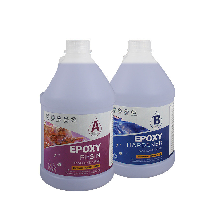 加仑diy手工1:1高透明水晶滴胶滴胶饰品摆件胶水环氧树脂ab胶批发