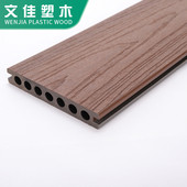 厂家供应142 22孔二代共挤塑木地板园林木塑板户外花园庭院地板