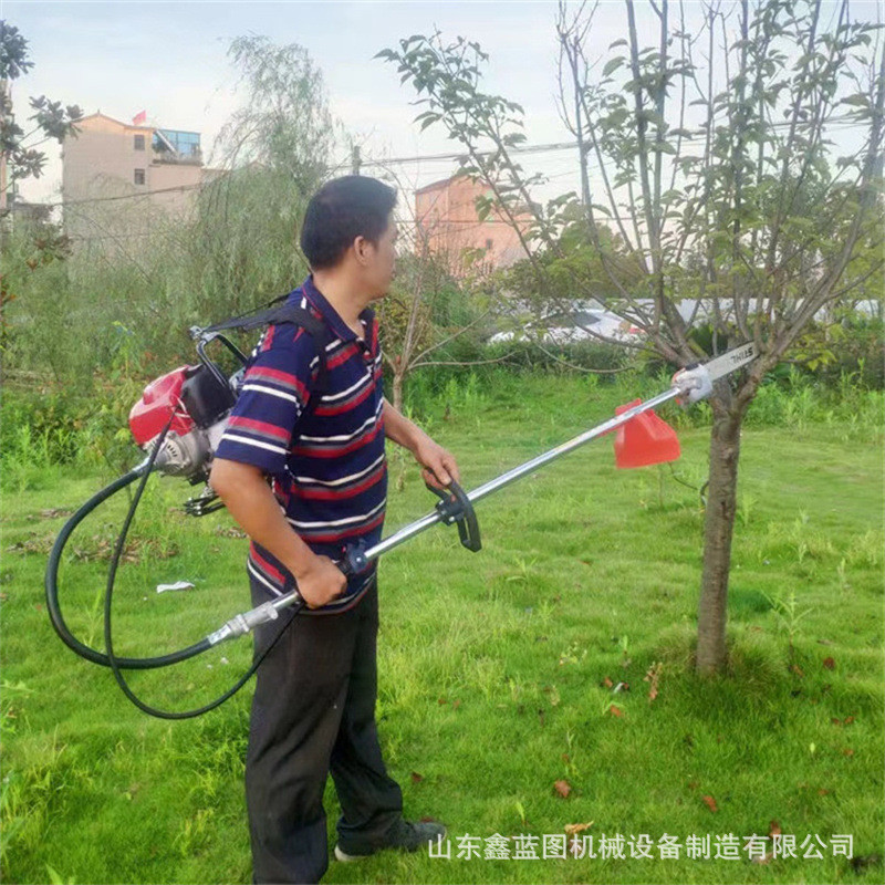 农用汽油割草机草坪修剪打草机二冲程背负式果园大棚开荒茶园锄草