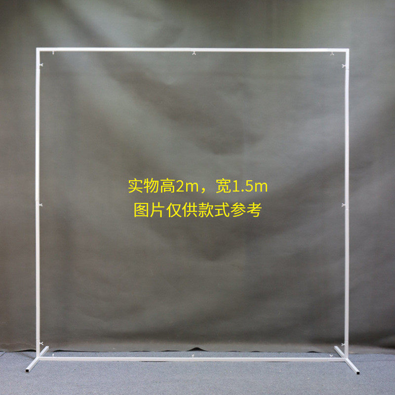 婚礼铁艺拱形门草坪户外婚礼背景气球布置舞台路引花架子装饰外贸