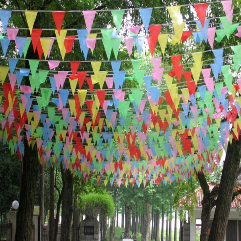 广告仿古旗三角串旗旗帜注水旗杆旗面