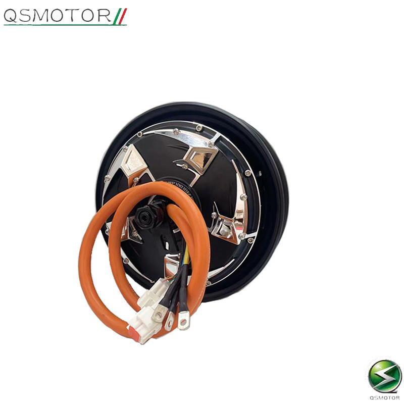 QSMOTOR全顺电机10寸1500WP40H48-96V瓦片高性能电机风罩颜色可选