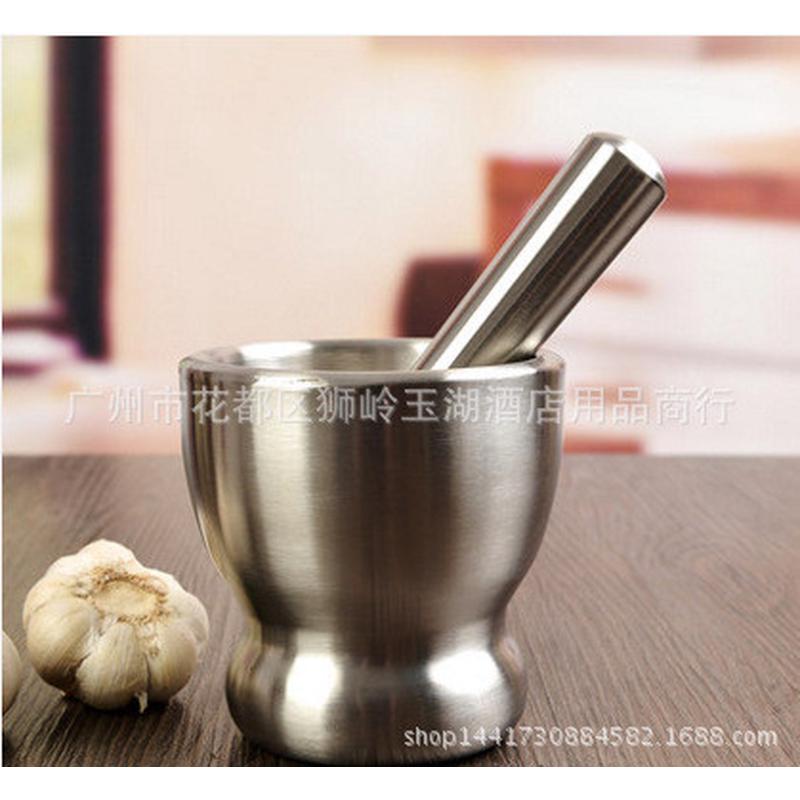 304不锈钢捣蒜器捣蒜盅捣蒜器研磨器蒜泥器压蒜器捣盅家用研钵