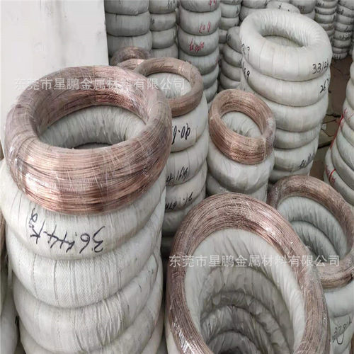 热销现货磷铜线c5191高弹性磷铜丝弹簧线qsn6.5-0.2锡磷青铜丝