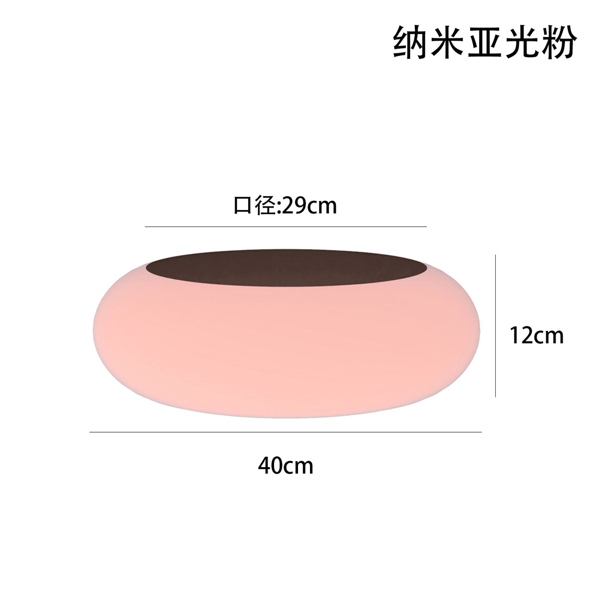 40cm口径坛电镀盆金属花盆铁艺盆抱抱桶网红年宵蝴蝶兰专用客厅