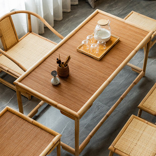 2025新款小户型矮茶桌椅组合阳台日式茶几新中式家用茶台迷你轻奢