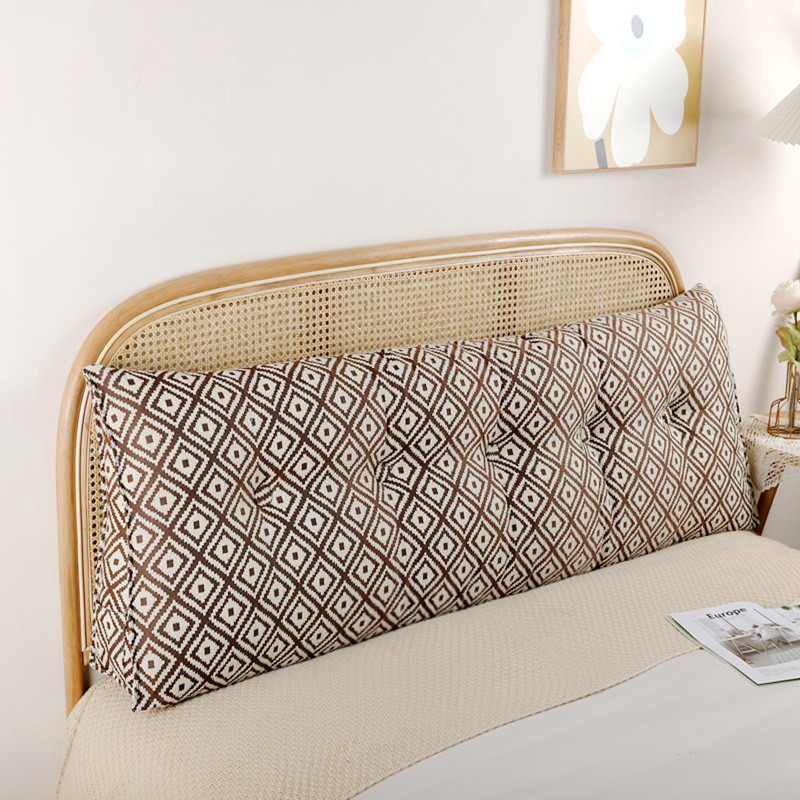 可拆洗沙发靠背垫床头靠垫床上靠枕榻榻米卧室大靠垫软包三角抱枕