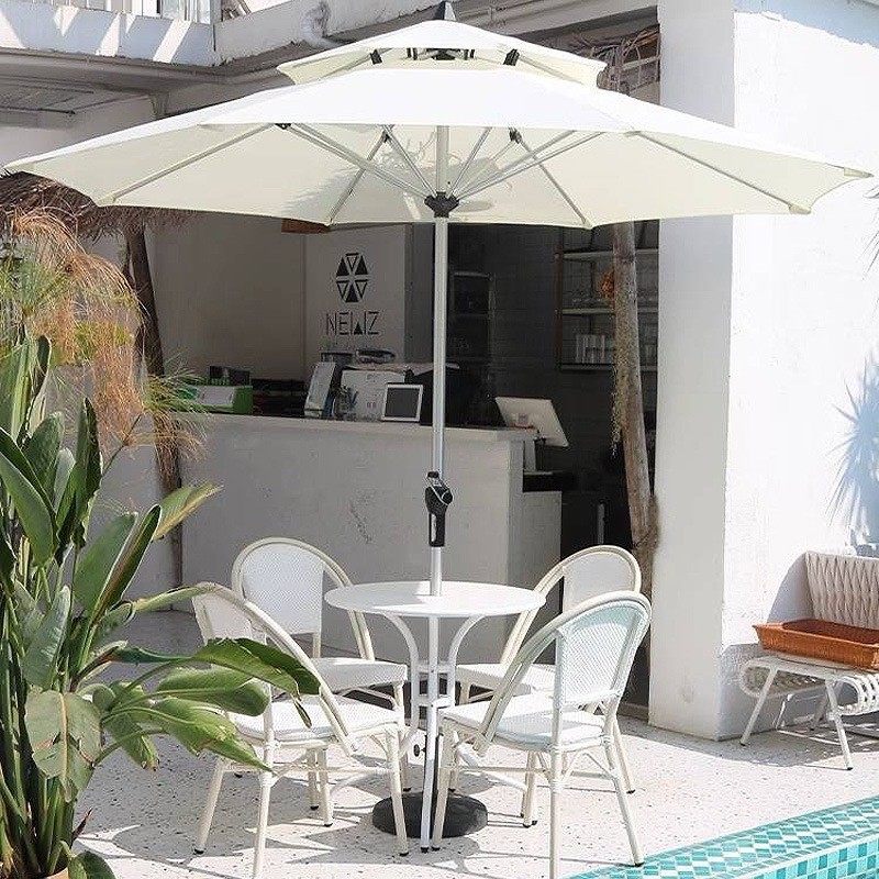 户外遮阳伞铝合金中柱伞庭院伞奶茶店室外商用桌椅带伞摆摊太阳伞,居家日用,伞,淘宝优惠券,粉丝福利购,淘宝优惠卷