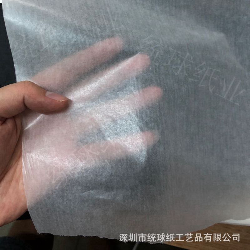 现货尺寸75*100cm23克蜡光纸无荧光双面光滑油蜡纸半透明包装纸
