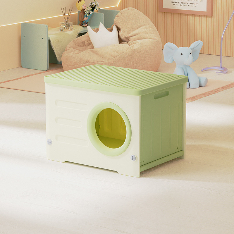 猫窝外贸热卖小型犬狗屋狗窝室外冬季猫屋防雨流浪猫户外窝封闭式