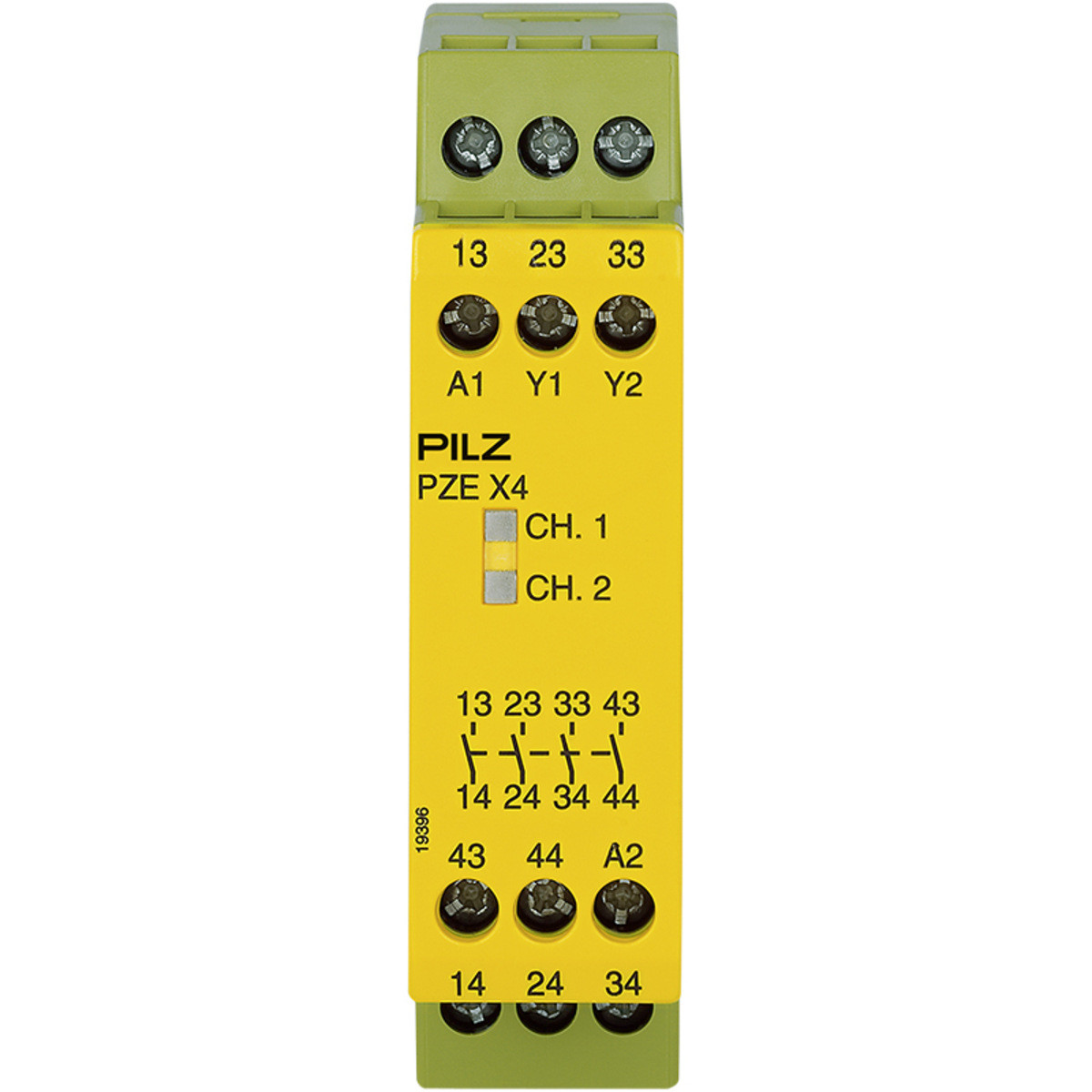 PILZ皮尔兹安全继电器 774585 PZE X4 24VDC 4n/o 触点扩展24 VDC