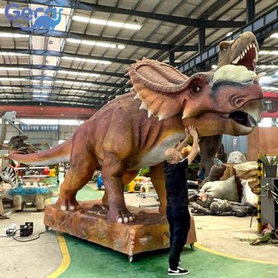 热销仿真模型动态恐龙户外景区主题公园恐龙乐园展览厚鼻龙制做厂