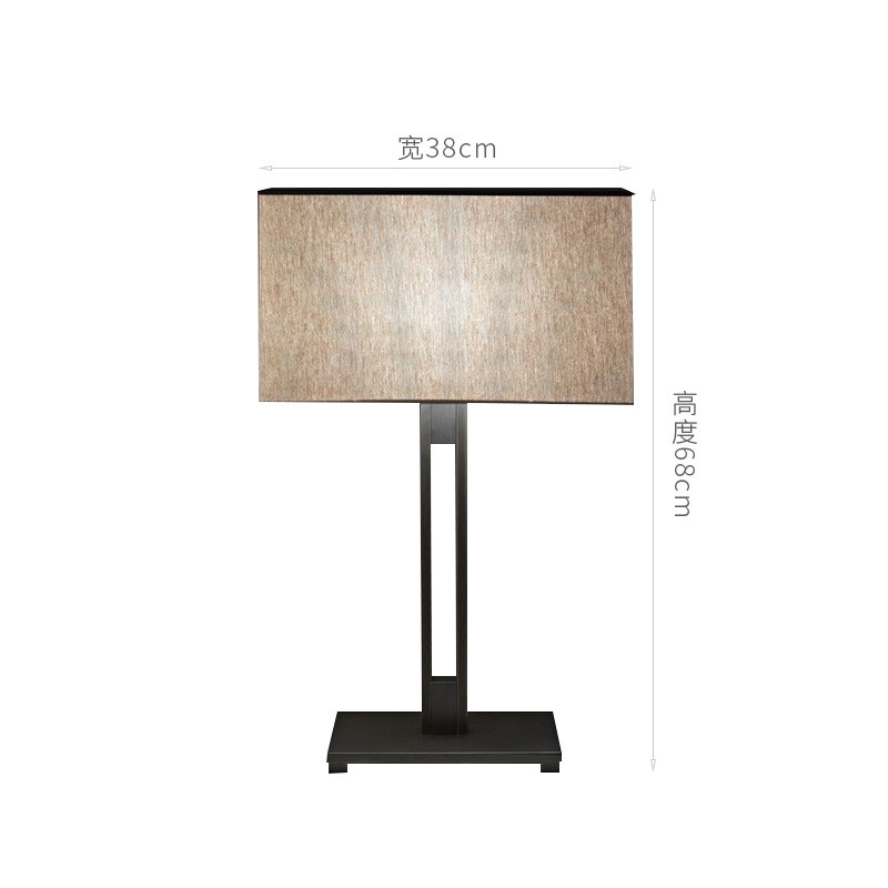 新中式台灯创意简约现代客厅样板间轻奢书房个性卧室床头中式台灯
